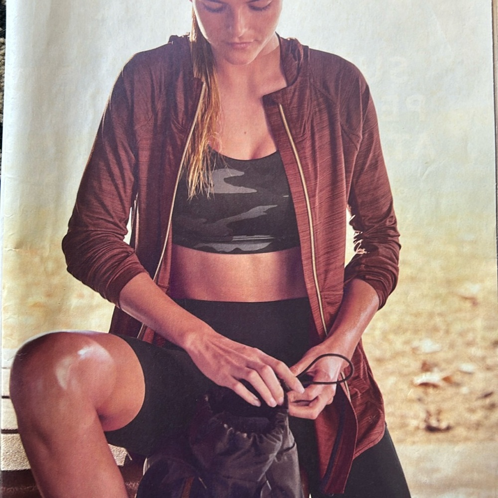 Athleta Baja UPF Hooded Athletic Jacket